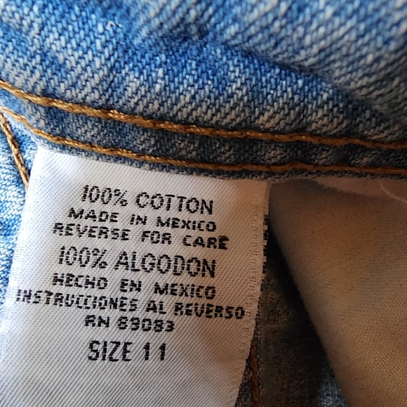 LEI women's jean shorts size 11 jr - Picture 2 of 3